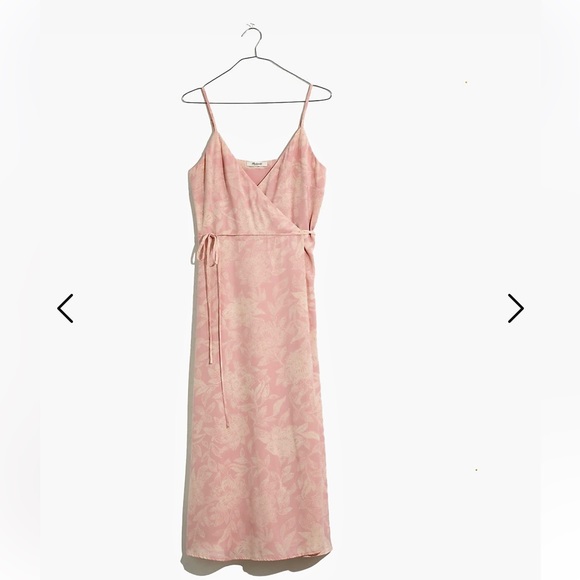Madewell Crepe Cami Wrap Dress - Picture 4 of 12